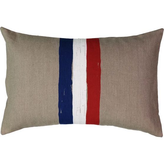 "France flag" Cushion, Coconut
