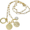 Ouroboros Necklace, Gold - Necklaces - 1 - thumbnail