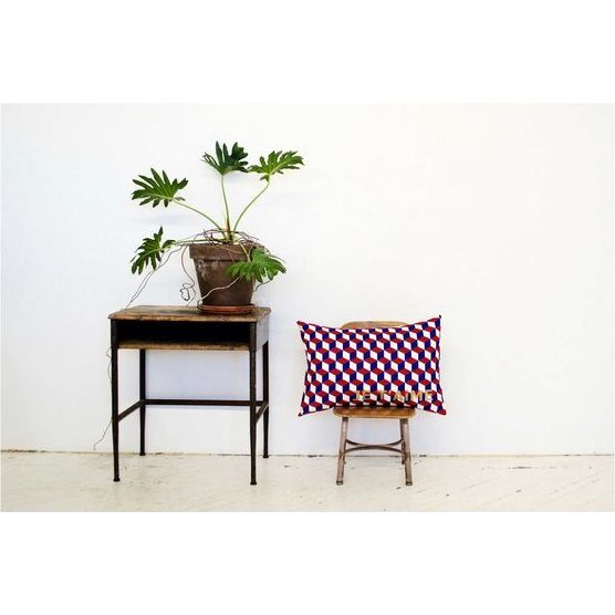 "Je t'aime" Geometric Cushion - Decorative Pillows - 3