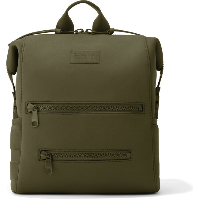 Indi Diaper Backpack Medium, Dark Moss - Bags - 1