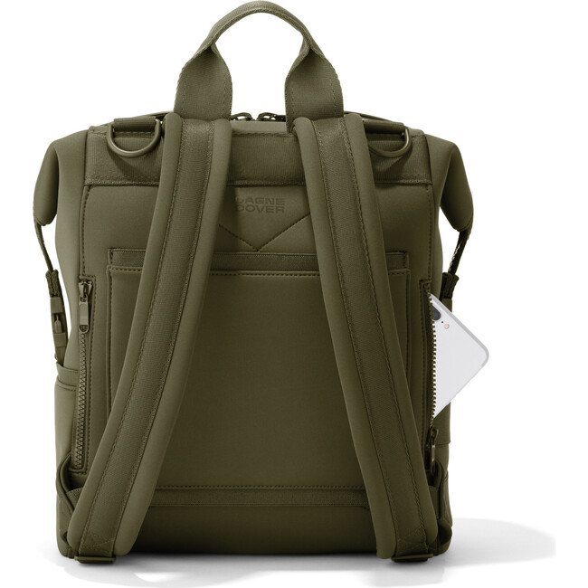 Indi Diaper Backpack Medium, Dark Moss - Bags - 3