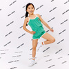 Debbie Retro Terry Romper, Gumdrop Green - Rompers - 2