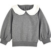 Madeleine Sweatshirt, Grey - Sweatshirts - 1 - thumbnail