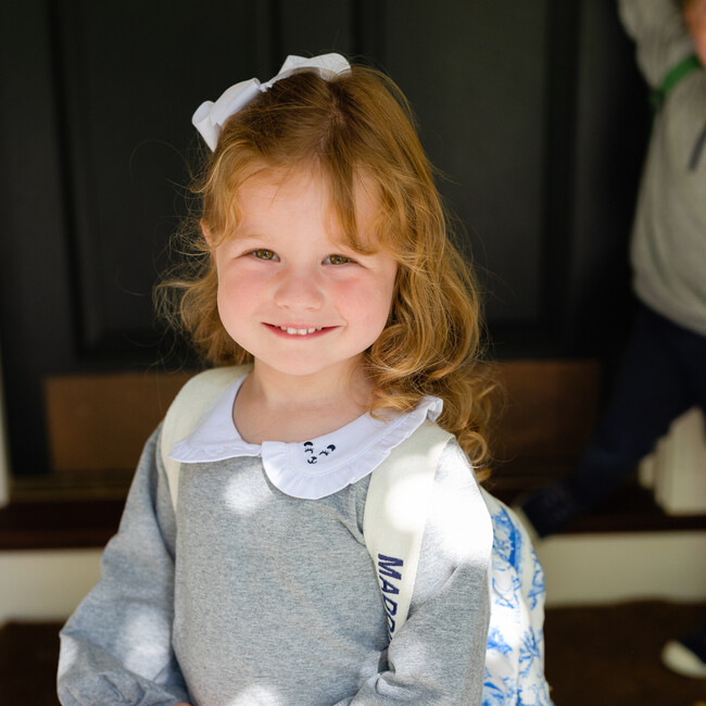 Madeleine Sweatshirt - with embroidery, Grey - Sweatshirts - 3