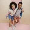 Bingo Colorblock Hoodie, Grey Multi - Sweatshirts - 2