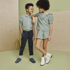 Pia Short, Green Check - Shorts - 2