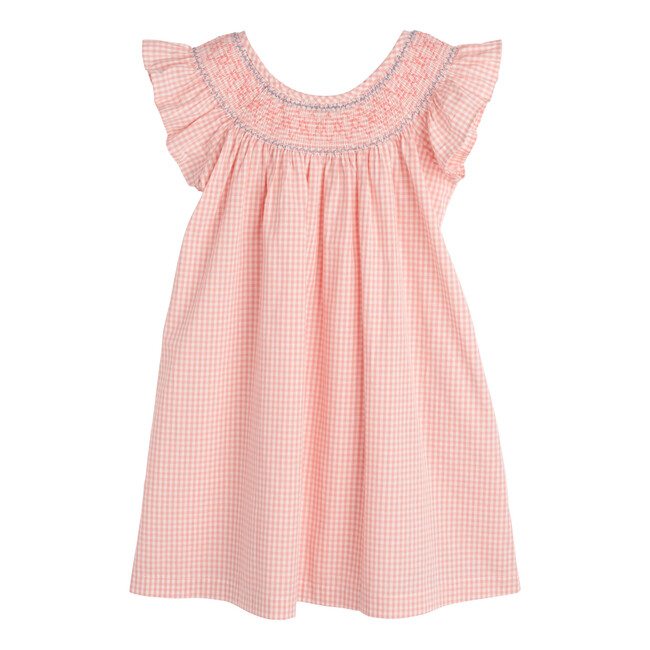 Farrah Dress, Pink Gingham - Dresses - 1