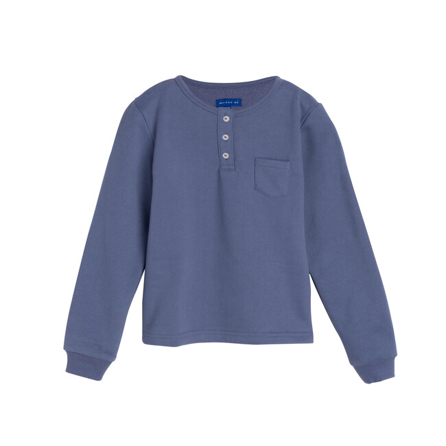 Rory Henley Shirt, Deep Dusty Blue - Shirts - 1