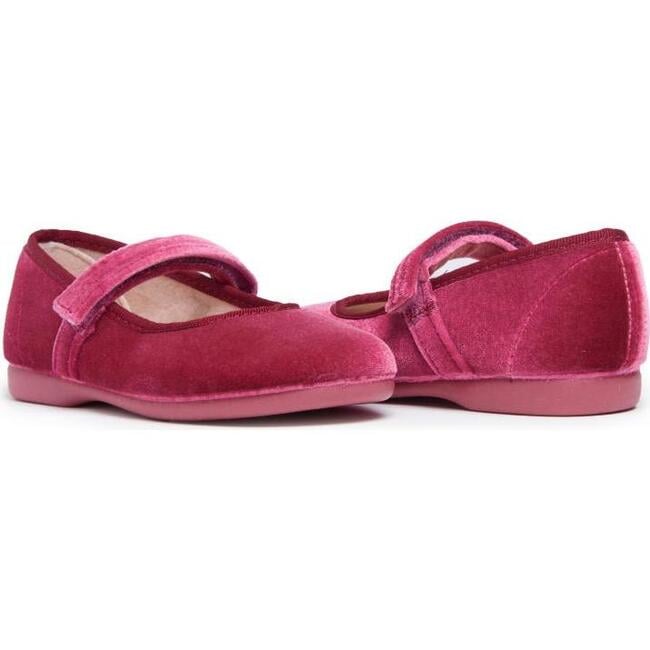 Classic Velvet Mary Janes, Pink - Mary Janes - 2