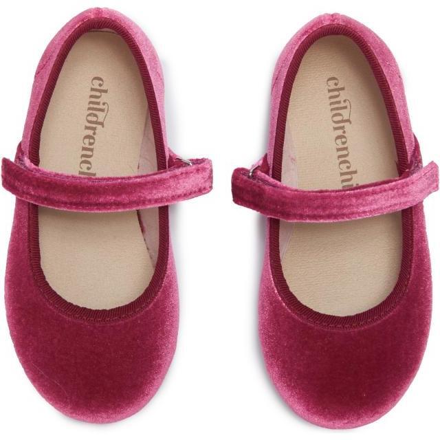 Classic Velvet Mary Janes, Pink - Mary Janes - 3