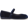 Velvet Mary Janes, Classic Navy - Mary Janes - 2