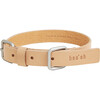 Lumi Collar, Silver and Tan - Collars, Leashes & Harnesses - 1 - thumbnail