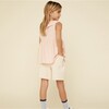 Ruffle Neck Blouse, Coral Pink - Blouses - 3