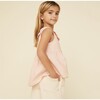 Ruffle Neck Blouse, Coral Pink - Blouses - 4