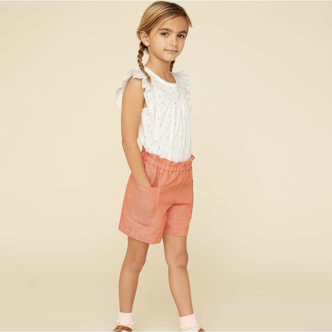 Ruffle Sleeve Blouse, Sprinkle - Blouses - 5