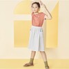 Hi-Low Midi Skirt, Blue - Skirts - 2