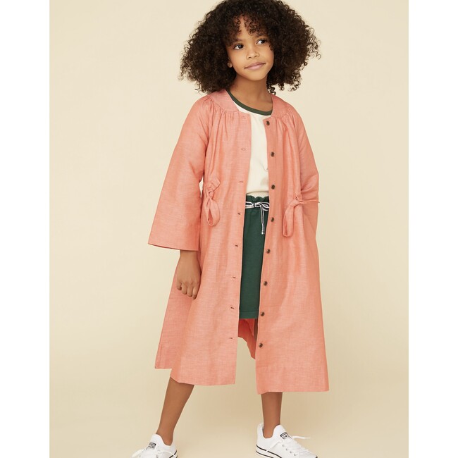 Trench Dress, Burnt Sienna - Dresses - 2