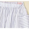 Hi-Low Midi Skirt, Blue - Skirts - 6