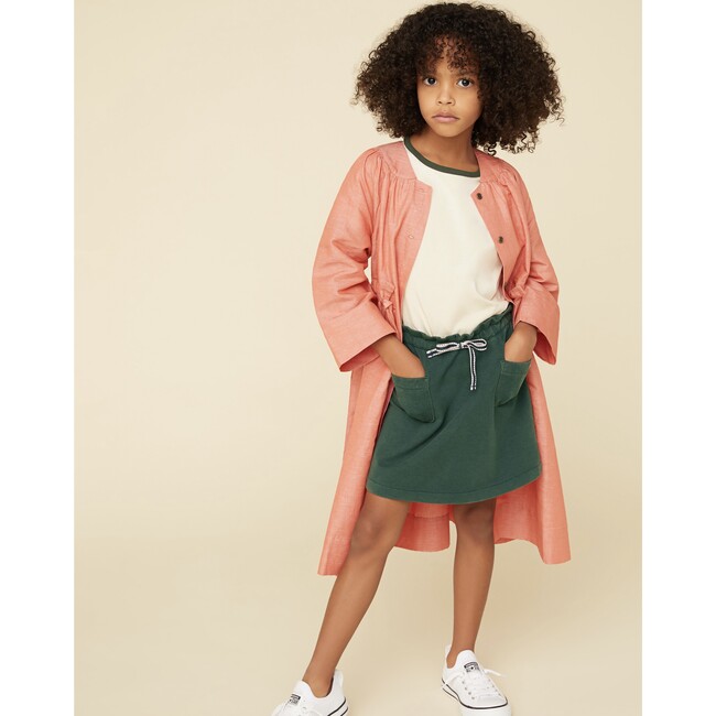 Trench Dress, Burnt Sienna - Dresses - 3