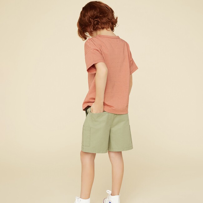 TSC Striped T-Shirt, Burnt Sienna - T-Shirts - 3