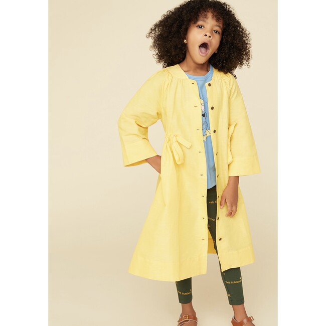 Trench Dress, Daffofil Yellow - Dresses - 3