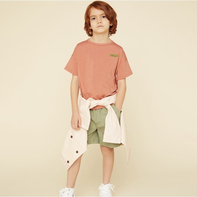 TSC Striped T-Shirt, Burnt Sienna - T-Shirts - 5