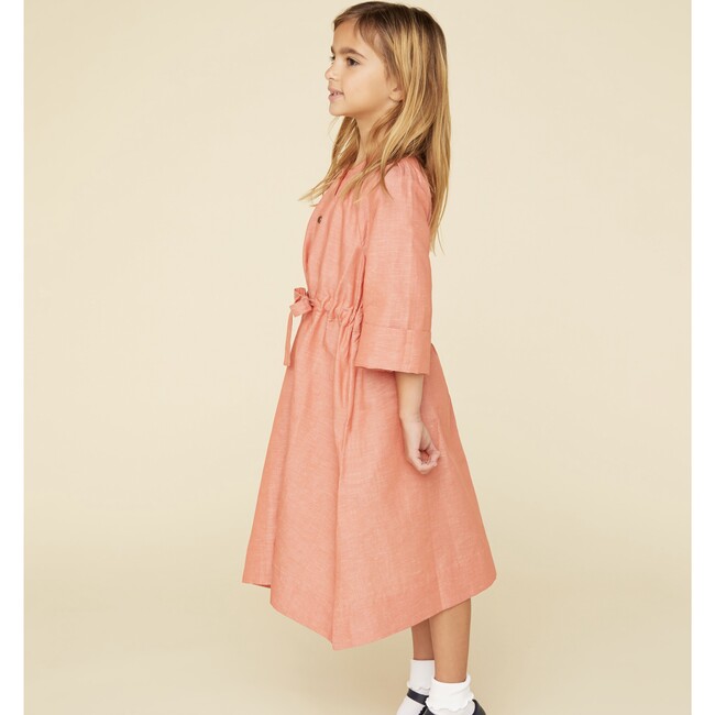 Trench Dress, Burnt Sienna - Dresses - 6