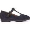 Suede Spectator T-band Shoes, Navy - Mary Janes - 1 - thumbnail