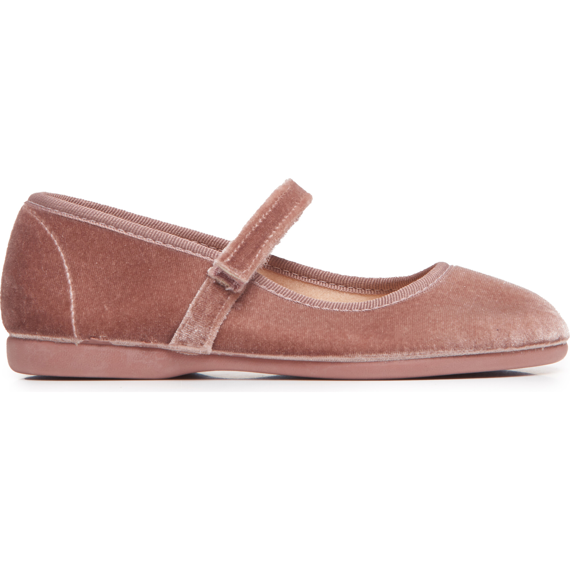 Classic Velvet Mary Janes, Rose - Mary Janes - 1