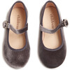 Holiday Velvet Mary Janes, Grey - Mary Janes - 3