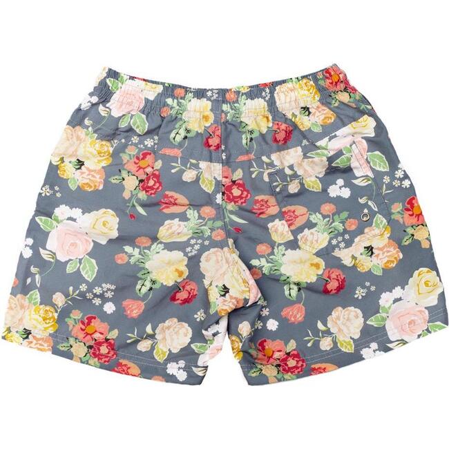 Tabby Boys Board Shorts, Grey - Swim Trunks - 2