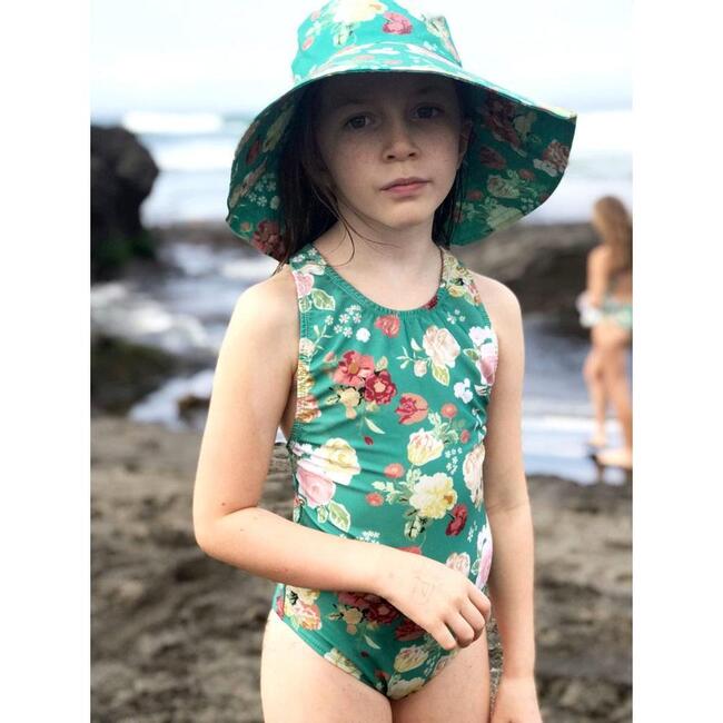 T Back One Piece, Rose Green - One Pieces - 2