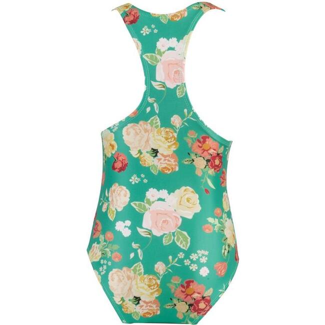 T Back One Piece, Rose Green - One Pieces - 3