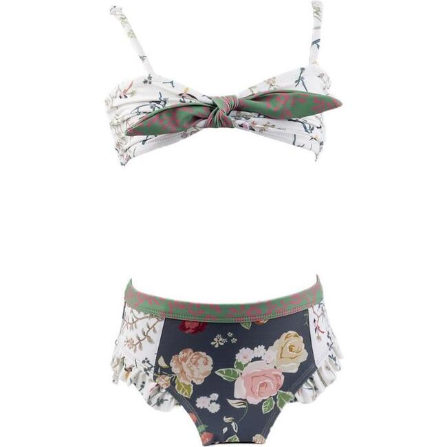 Tabby 3 Piece Set, Grey and White - Two Pieces - 4