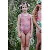 T Back One Piece, Peach - One Pieces - 2