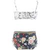 Tabby 3 Piece Set, Grey and White - Two Pieces - 5
