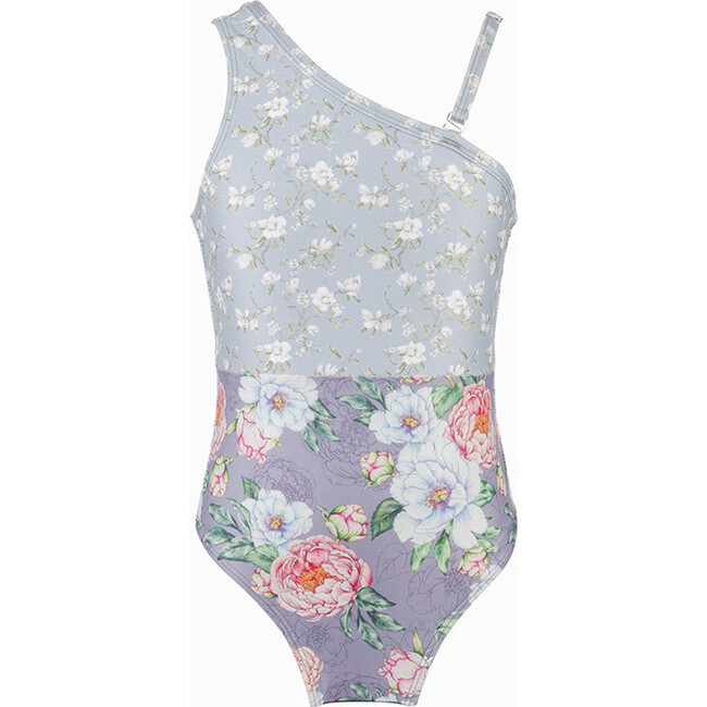 One Shoulder One Piece, Peony Mauve - One Pieces - 1