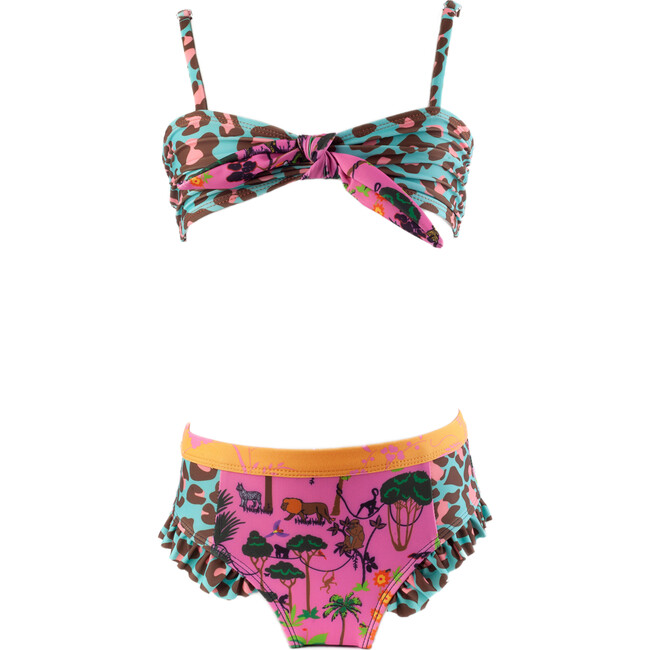 Three Piece Set, Jungle Pink - Two Pieces - 3