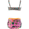 Three Piece Set, Jungle Pink - Two Pieces - 4