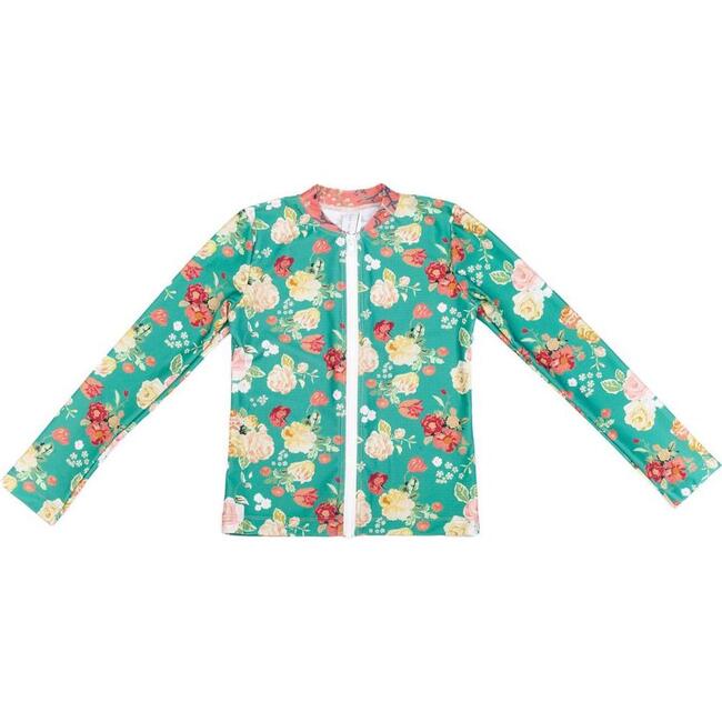 Long Sleeve Rashie, Rose - Rash Guards - 1