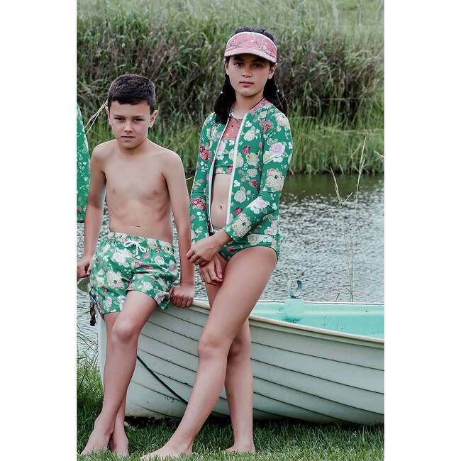 Long Sleeve Rashie, Rose - Rash Guards - 2