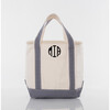 Small Lunch Tote Cooler, Gray - Bags - 6