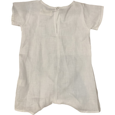 Linen Romper, Cloud - Rompers - 4