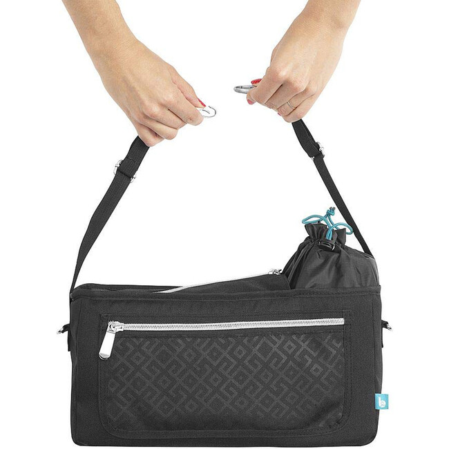 Stroller Organizer, Black - Stroller Accessories - 3