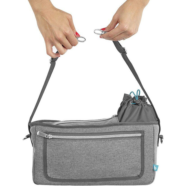 Stroller Organizer, Grey - Stroller Accessories - 3
