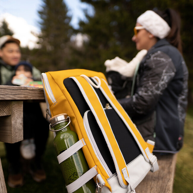 Sancy Backpack, Yellow - Diaper Bags - 4