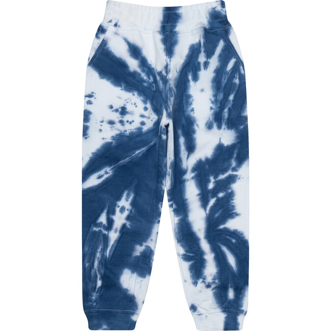 Youth Tie Dye Joggers, Sapphire - Sweatpants - 1