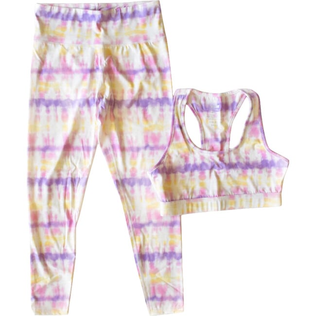 Adult Tie Dye Leggings, Sunset - Leggings - 2