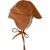 Winter Hat with Tie, Pumpkin - Hats - 2