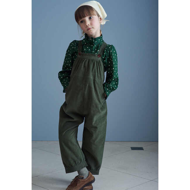 Gobi Dungaree, Olive - Rompers - 2